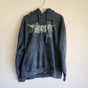 Affliction Men's Black Graphic Hoodie